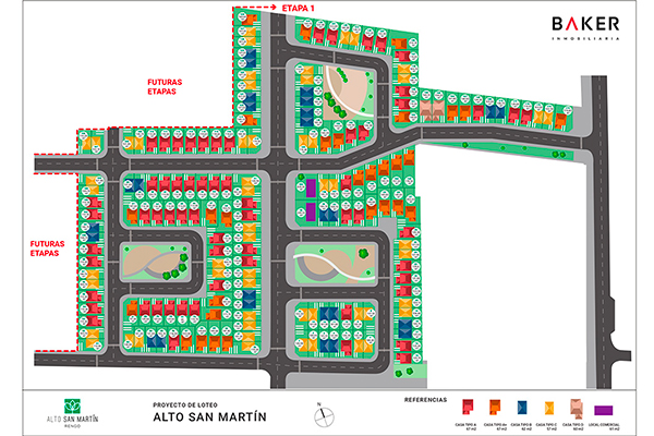 Casas Alto San Martin